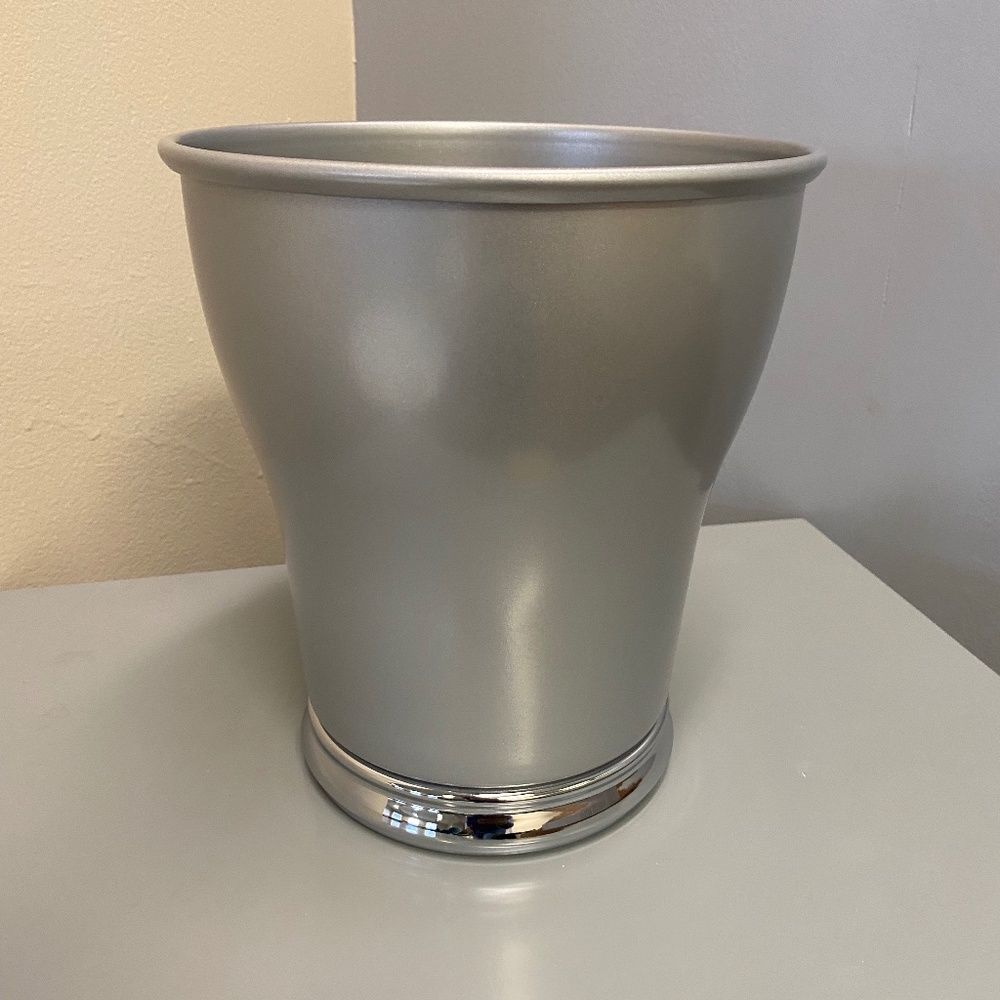 Pearl/Chrome Jacquline Waste Cans